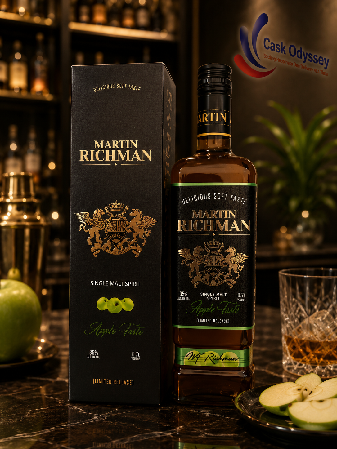 Martin Richman Single Spirit Apple Taste-70cl